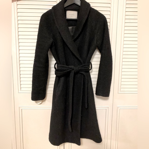 Black Monk & Lou textured wool coal - Picture 1 of 2